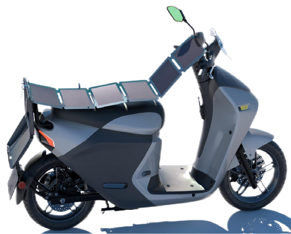 太阳能板电动车